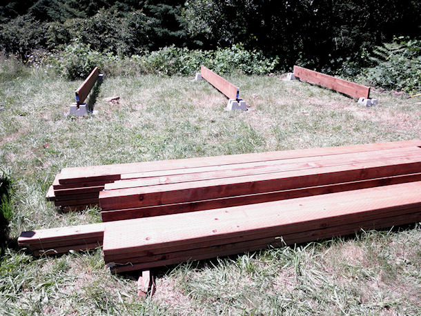 Framing Piers Placed
